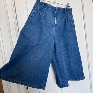 Vintage Denim Culottes M